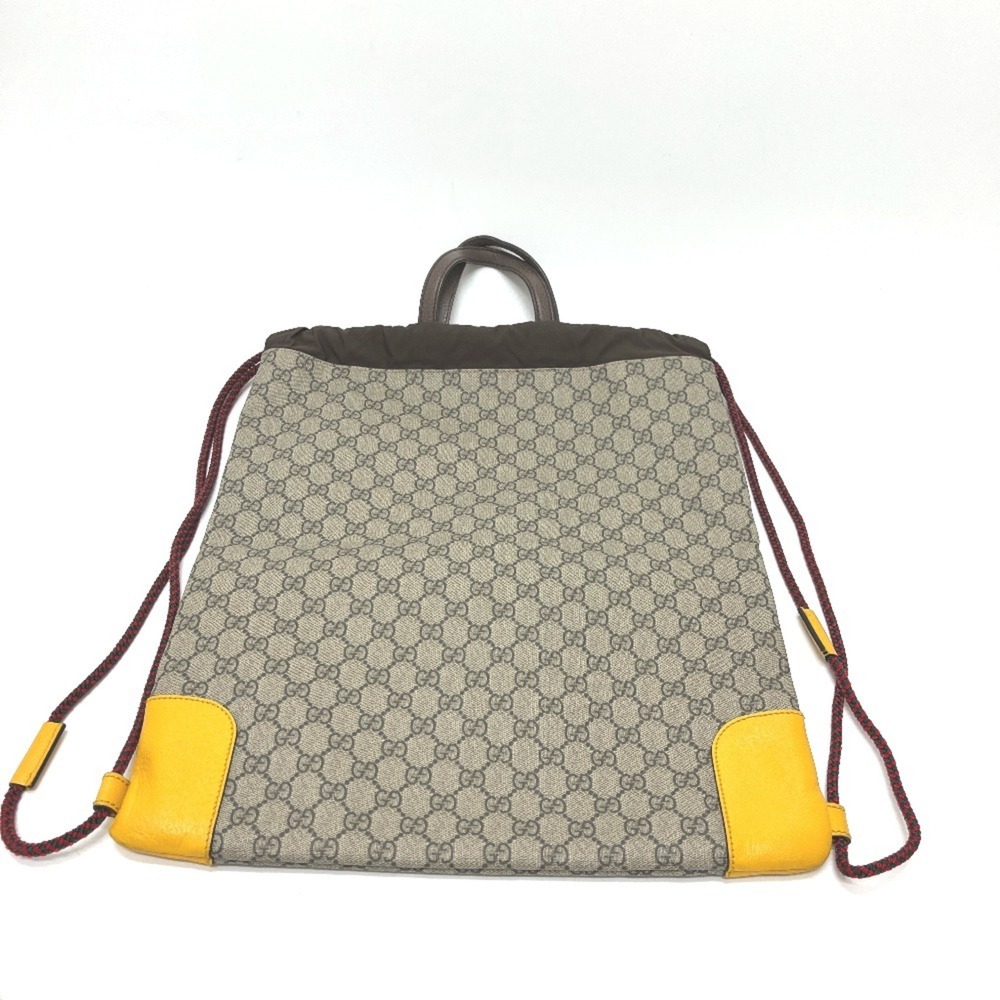 GUCCI 473872 GG Supreme Cat Head Drawstring Backpack - Bag, Knapsack, Backpac... - Picture 2 of 11